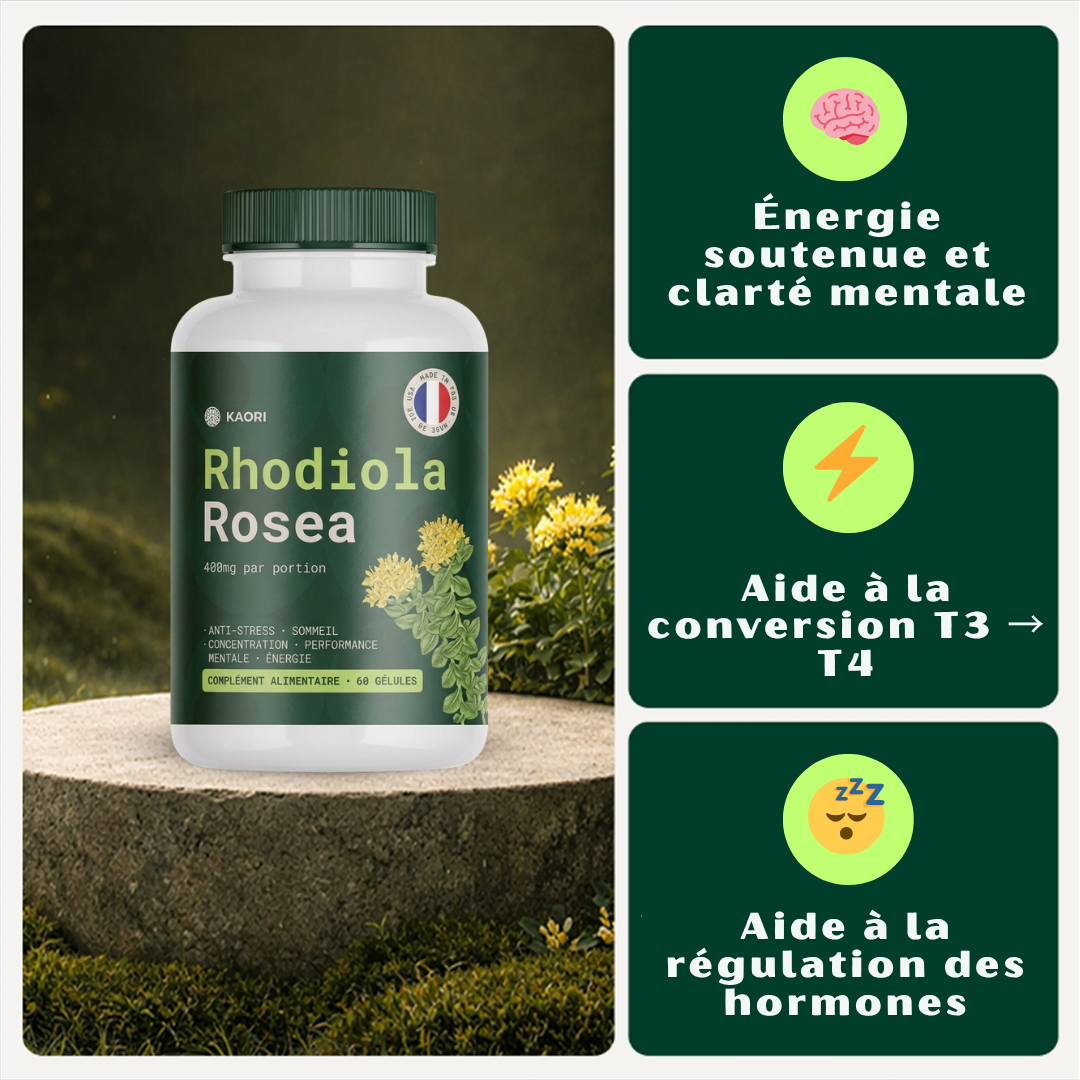 Rhodiola Rosea – Adaptogène naturel fabriqué en France
